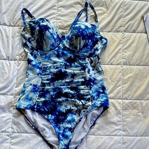 Torrid One Piece Slimming Swimsuit - Tie Dye!!